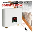 thumbnail image 3 of Instant Water Heater Bathroom Kitchen Wall Mounted Electric Water Heater LCD Temperature Display With Remote Control ,Compact Design, 3 of 7