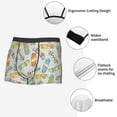 thumbnail image 3 of Pofeuu Skateboard Print Men’s Boxer Briefs, Moisture-Wicking Underwear, Regular,Trunk-Large, 3 of 5