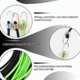 thumbnail image 7 of 45 Pieces Small Bungee Cords with Hooks, 10" Elastic Rubber Bungee Straps, Heavy Duty Outdoor Bungee Rope for Bike Tent Camping Luggage (Green, Black, Silver), 7 of 7