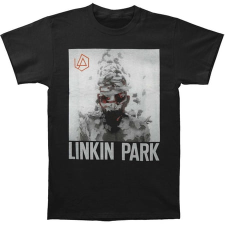Linkin Park Men's  Living Things Cover Slim Fit T-shirt (Best Linkin Park Cover)