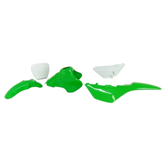 For Suzuki JR50 JR 50 Plastics Frt Rear Fender Gas Tank Cover Number Plate Green