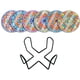 thumbnail image 1 of 6 posavasos con soporte para pintar, posavasos artísticos, posavasos de mandala, posavasos para bebidas A, 1 of 8
