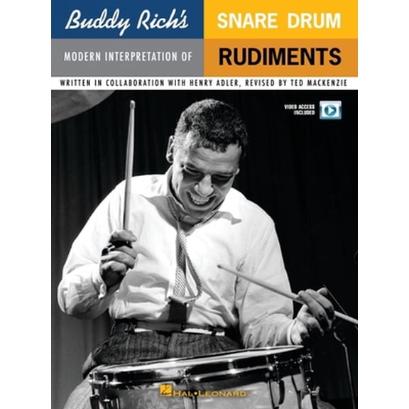 Pre-Owned Buddy Rich's Modern Interpretation of Snare Drum Rudiments Book/Online Audio [With DVD] (Paperback) 0825634652 9780825634659