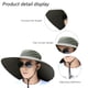 thumbnail image 3 of Sombrero para el sol Sombrero de pescador para exteriores para hombre Sombrero para el sol Sombrero de pesca de verano para hombre Sombrero protector solar con protección UV, 3 of 5