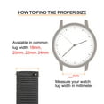 thumbnail image 2 of Black Nylon Watch Band 20mm Width Durable Nylon Strap with Silver Buckle, Canvas Watchband, 2 of 6