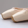 thumbnail image 6 of FVDPWYE 2 Pair Satin Pointe Shoes Girls Women Ladies Ballet Shoes with Ribbon School, 6 of 9