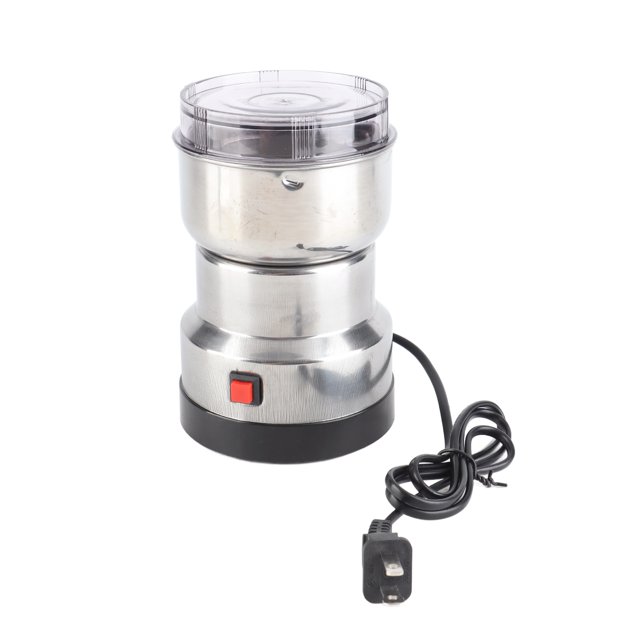 Electric Grinder, Stainless Steel Electric Spice Coffee Nut Grain Grinder Crusher Mill Blender Kitchen Tool