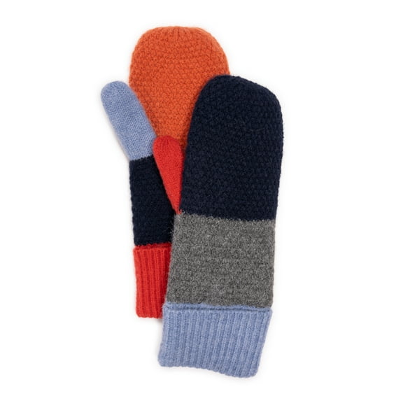 MUK LUKS Women's Color block Mitten