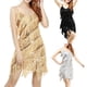 thumbnail image 5 of Minnieouse Vestido de baile latino Rumba para mujer, traje de salón con borlas, flecos de lentejuelas Vestidos, 5 of 6