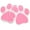 Pink, variant on MasteelfCA 10pcs Paw Bathtub Decals Bathtub Stickers Self-adhesive Floor Wall Decals
