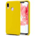 thumbnail image 1 of IBAOLE Huawei P20 Lite Case [with Free Tempered Screen Protector], Liquid Silicone Gel Rubber Soft Touch Cover Full Protective Case IBAOLE P20 Lite (Light Blue)Yellow, 1 of 5