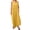 Z-Yellow626, variant on JIAYUE Women's Dress Ankle-Length Casual Round Neck Summer Sleeveless Adjustable Straps Buttons Long With Pocket Stylish Female Dresses