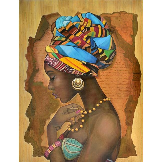 AFD Home 12015459 African Lady Art, 36 x 48 in.