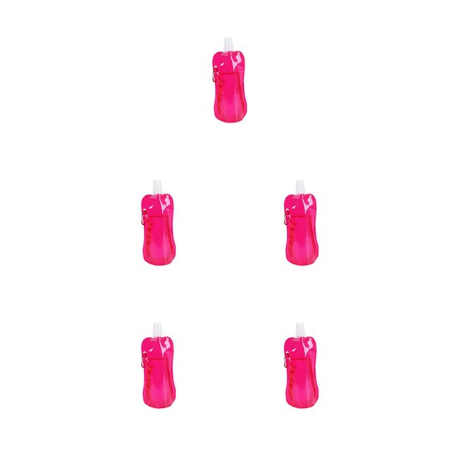 Soidarity Bolsa de agua para exteriores, para acampar, mochilero, pesca, bolsa para beber, plegable, Camper, turista, bebida para escalar, rosa Type2 NO2