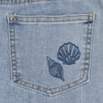 thumbnail image 3 of Disney Girl's Little Mermaid Ariel and Flounder Denim Kids Shorts, 3 of 6