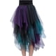 thumbnail image 5 of Falda plisada para mujer Falda de tul Faldas asimétricas Falda midi Falda de verano, 5 of 6