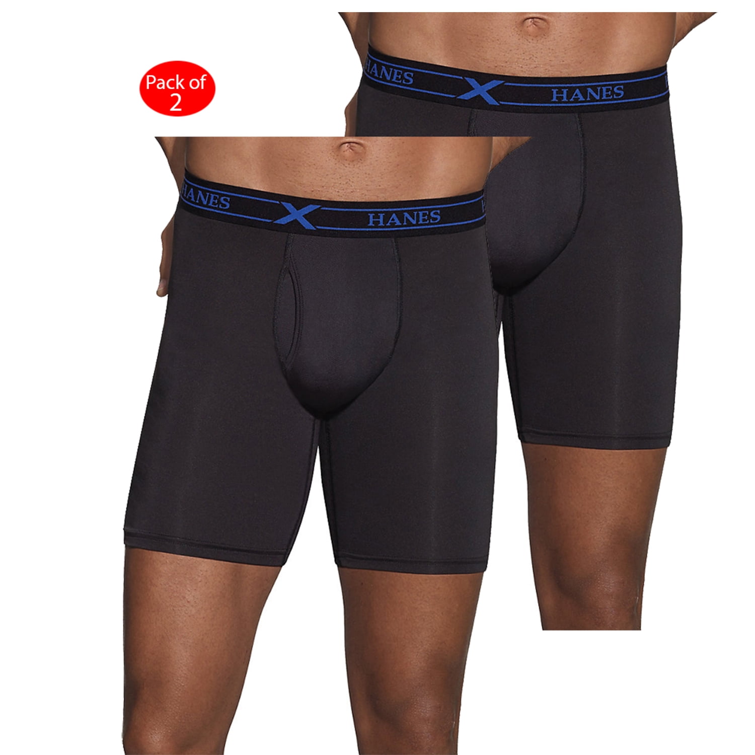 Hanes Hanes Ultimate Men's FreshIQ XTemp Performance Boxer Longer