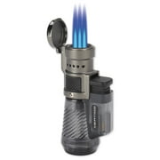 Vertigo Cyclone Lighter - Assorted Colors - Windproof Torch Flame