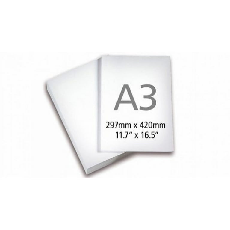 White Card Stock Paper - 11x17 - Heavyweight 100lb Cover (270gsm) - 50 Pk