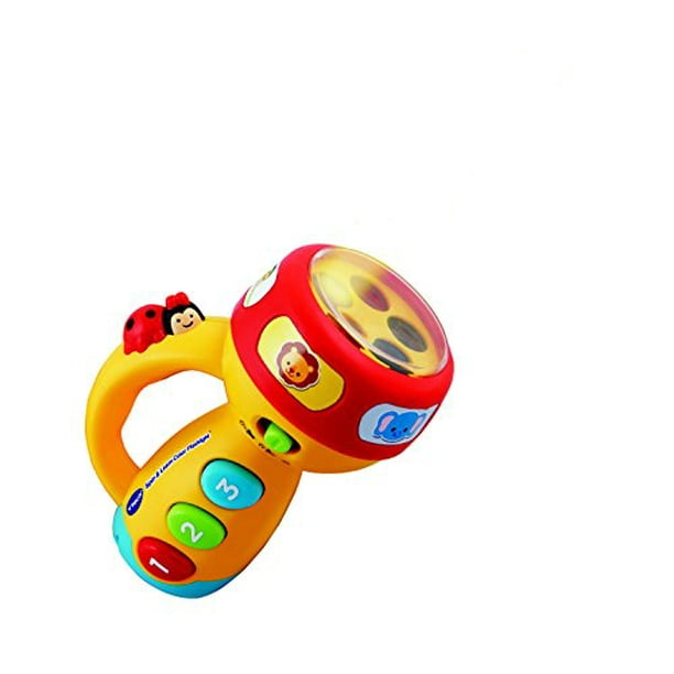 Vtech spin and learn color flashlight yellow new walmart