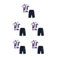 thumbnail image 1 of Guardurnaity Ropa para niños Traje de verano Camisas para adolescentes Transpirable Larga duración Moda Exquisito Atractivo Chic Púrpura 120cm Type2 NO2, 1 of 6