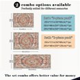 thumbnail image 3 of Farmhouse Kitchen Rugs Set 3 Piece, Boho Kitchen Mats for Floor, Non-Slip Kitchen Rug Waterproof Mats for Kitchen, Runner Rugs for Hallway Laundry Holiday Sink Decor, 3 of 12