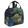 thumbnail image 2 of Star-Wars-Yoda Lunch Bag Lunch Box Soft Cooler Insulated for School Work Outdoor Activities Lunch Picnics Unisex Gifts for Men Women 8*5*8.5inch, 2 of 2