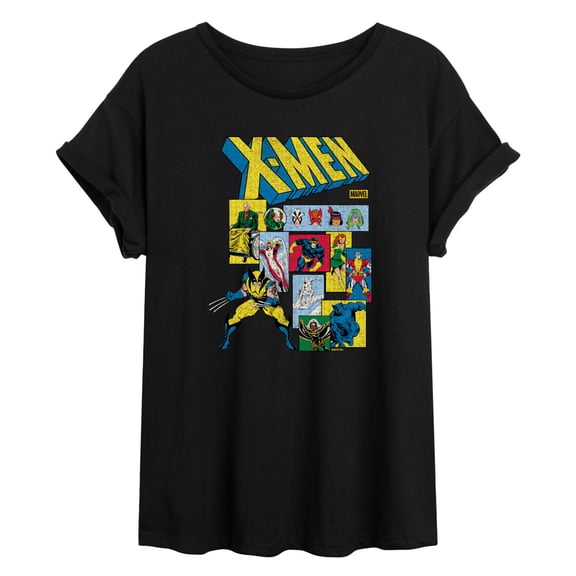 X-Men - Character Squares Women's Relaxed Fit T-Shirt