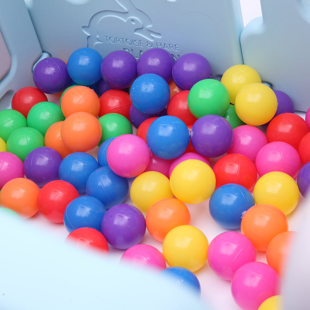 800Pcs Soft Plastic Ocean Balls 5.5cm Baby Kids Swim Pool Play Pit Ball Toy OZ 