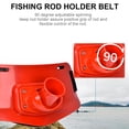 thumbnail image 3 of Ceinture de Support de Canne à Pêche, Ceinture de Canne à Pêche Accessoires de Pêche Ceinture de Combat Réglable pour Pêche sur Rocher pour Pêche en Bateau, 3 of 8