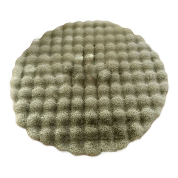 Alfombra redonda Billuyoard de felpa antideslizante verde 80cm
