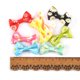 thumbnail image 1 of Lazos navideños para horquillas hechas a mano, lazos coloridos para decoración de ropa de niños, manualidades, 50 piezas, c3522, 1 of 4