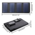 thumbnail image 4 of HLONK Panneau Solaire 100W 5V USB Pliable Portable Banque d'Alimentation Étanche Extérieur, 4 of 8