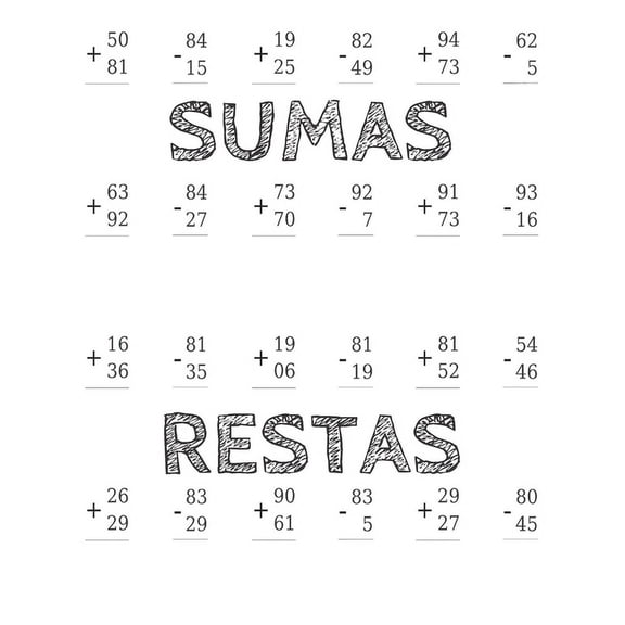 Sumas Y Restas