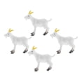 thumbnail image 5 of Animal Goat Model Mini Simulation PVC Farm Animals Goats Sheep Model Ornaments Lifelike Appearance Desktop Display 4Pcs, 5 of 5