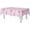 Pink Flamingo, variant on Pink Flamingo Rectangle Table Cloth Cute Elegant Flamingo with White Polka Dots Wipeable Waterproof Tablecloths Table Cover for Party Picnic Dinner Indoor and Outdoor 60" X 84"