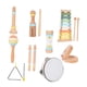 thumbnail image 3 of Juego de instrumentos musicales para bebés, instrumentos de percusión de madera, juguete interactivo 9 piezas, 3 of 9