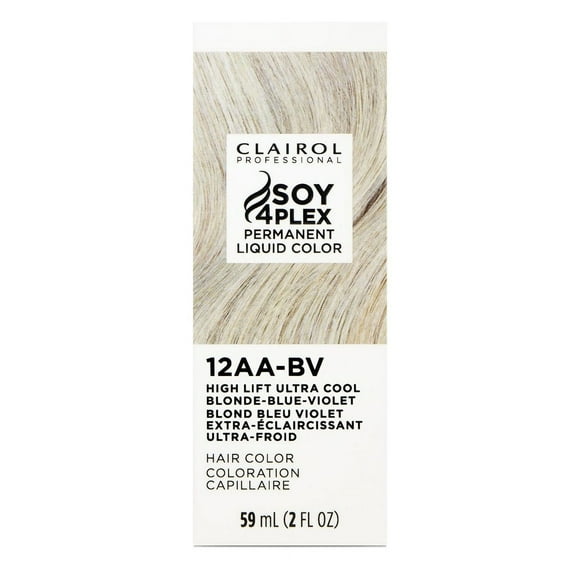 Clairol Professional Permanent 12/AA-BV Ultra Cool Blond-Blue-Violet 2oz (Pack of 3)