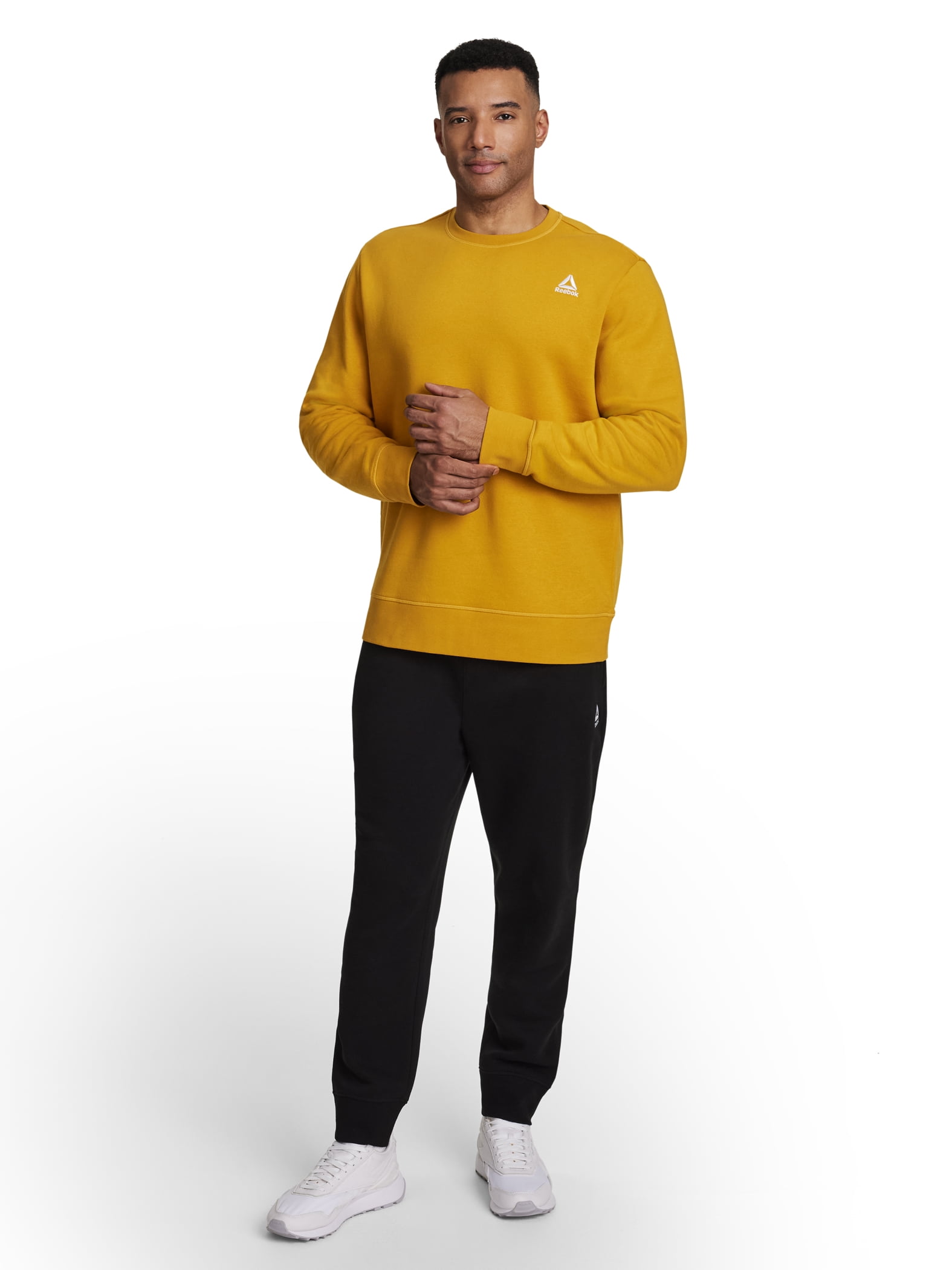 Reebok Men's and Big Men's Game Day Fleece Crewneck Sweatshirt, Sizes XS-5XL