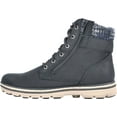 thumbnail image 3 of CLIFFS BY WHITE MOUNTAIN Shoes Kelsie Women's Lace-up Hiker Style Bootie, Navy/Fabric, 6.5 M, 3 of 4