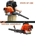 thumbnail image 5 of Dbuoem 6800 rpm at 550 CFM 52 cc Gas Powered Backpack Leaf Blower, Adjustable Tube, 5 of 8