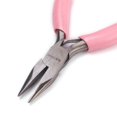 thumbnail image 3 of 45# Carbon Steel Jewelry Pliers Needle Nose Pliers Ferronickel Pink 81x44x7.5mm, 3 of 3