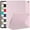 01. Pink, variant on iPad 9.7 Inch 4 3 2 Generation [iPad 4th 3rd 2nd Old Model ] A1458 A1416 A1395 A1458 A1416 A1395 MC705LL/A MD328LL/A MD333LL/A MD510LL/A with Soft Silicone Back and Flip Stand Cover - Pink