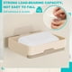 thumbnail image 5 of Soporte de Jabón Uxcell para Pared de Ducha, Plato de Jabón Adhesivo Montado en la Pared Sin Perforación para Esponja en Ducha, Cocina, Baño, Bañera (Gris Oscuro), 5 of 7