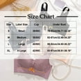 thumbnail image 3 of Zpanxa Lace Back Closure Bra Wireless Embroidery Design Breathable Comfort Lightweight T-Shirt Bra for Women, 3 of 6