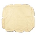 thumbnail image 1 of Toldo para columpio de 210D con revestimiento plateado Oxford, impermeable, resistente a los rayos UV, para patio exterior, silla de jardín, 142 x 120 x 18 cm, color beige, 1 of 14