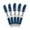 Blue, variant on 5 Pack Gel Pens, Red Barrel, Medium Point (0.5mm), Quick Dry Smooth Writing with Soft Anti-Slip Grip, Red Gel Ink Pens for Home, Office, Journaling, Writing, Note-Taking, Teacher Supplies