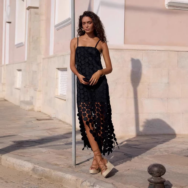 sheer midi party dresses Elysia Floral Sheer Midi Dress Cream / M