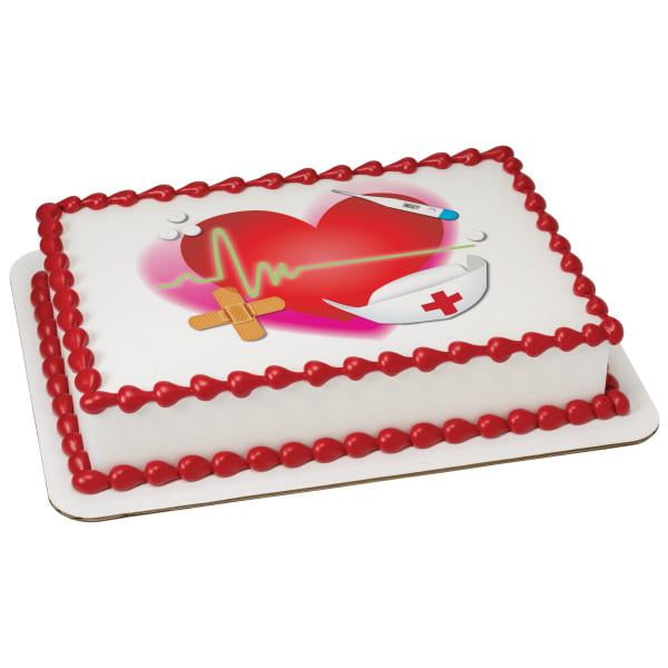 Nurse Edible Cake Topper Image Walmart Com