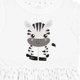 thumbnail image 4 of Inktastic Cute Zebra, Safari Animals, Jungle Animals, Wild Animals Girls Toddler Dress, 4 of 5